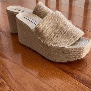 ZARA woven platforms